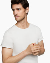 Faceted Signet Ring in 18K Yellow Gold with Garnet, 17.3mm